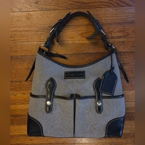 Dooney & Bourke Black and White Shoulder Bag